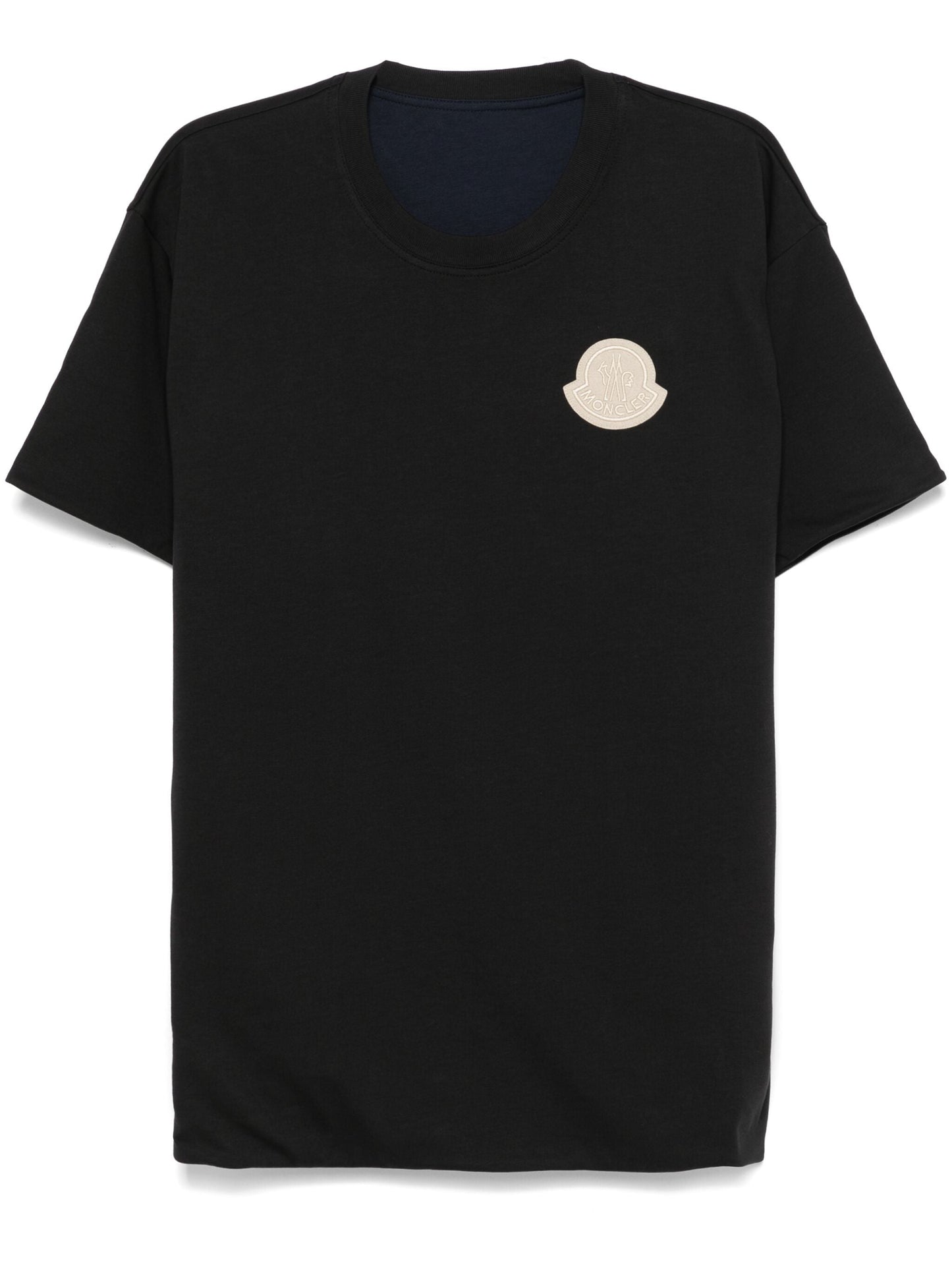 Moncler Logo Reversible T-Shirt "Black" Dual Style Tee UAE
