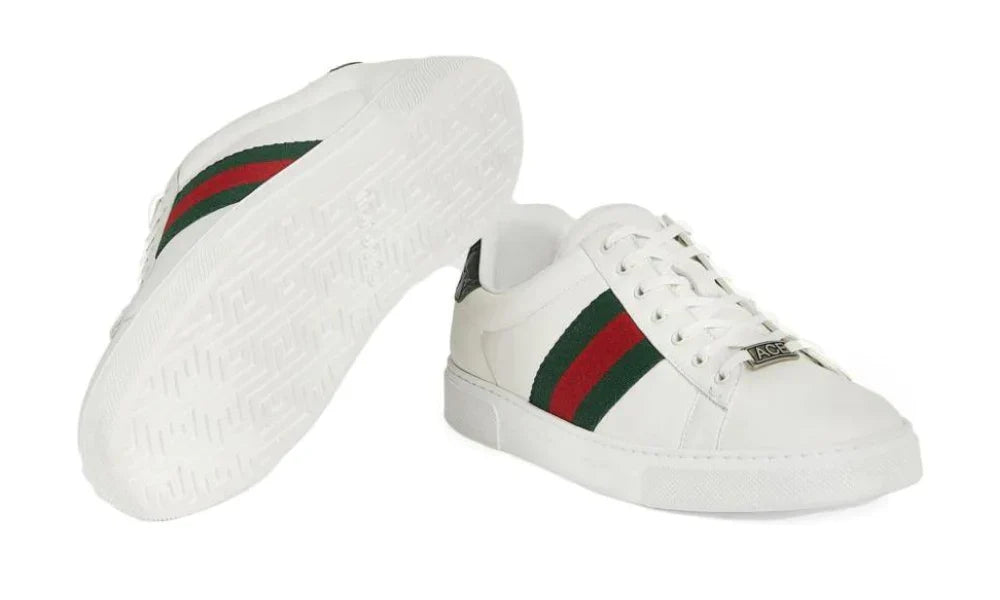 Gucci Ace Leather "White" Classic Leather Sneakers UAE