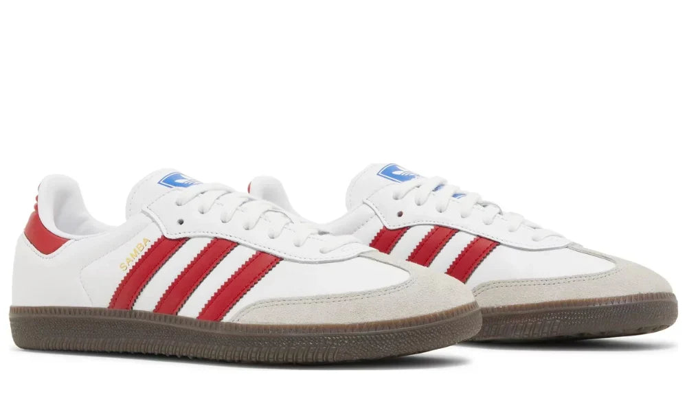 Adidas Samba OG "White Scarlet" Sneakers UAE