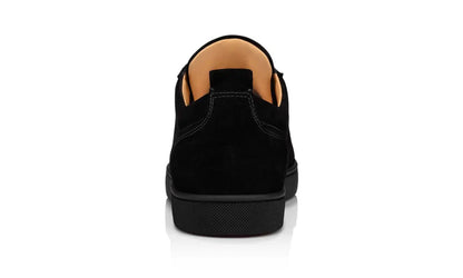 Christian Louboutin Louis Junior Flat "Black Suede" Luxury Suede Sneakers UAE