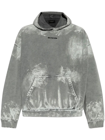Balenciaga Medium Fit Hoodie "Gray" Designer Hoodie UAE