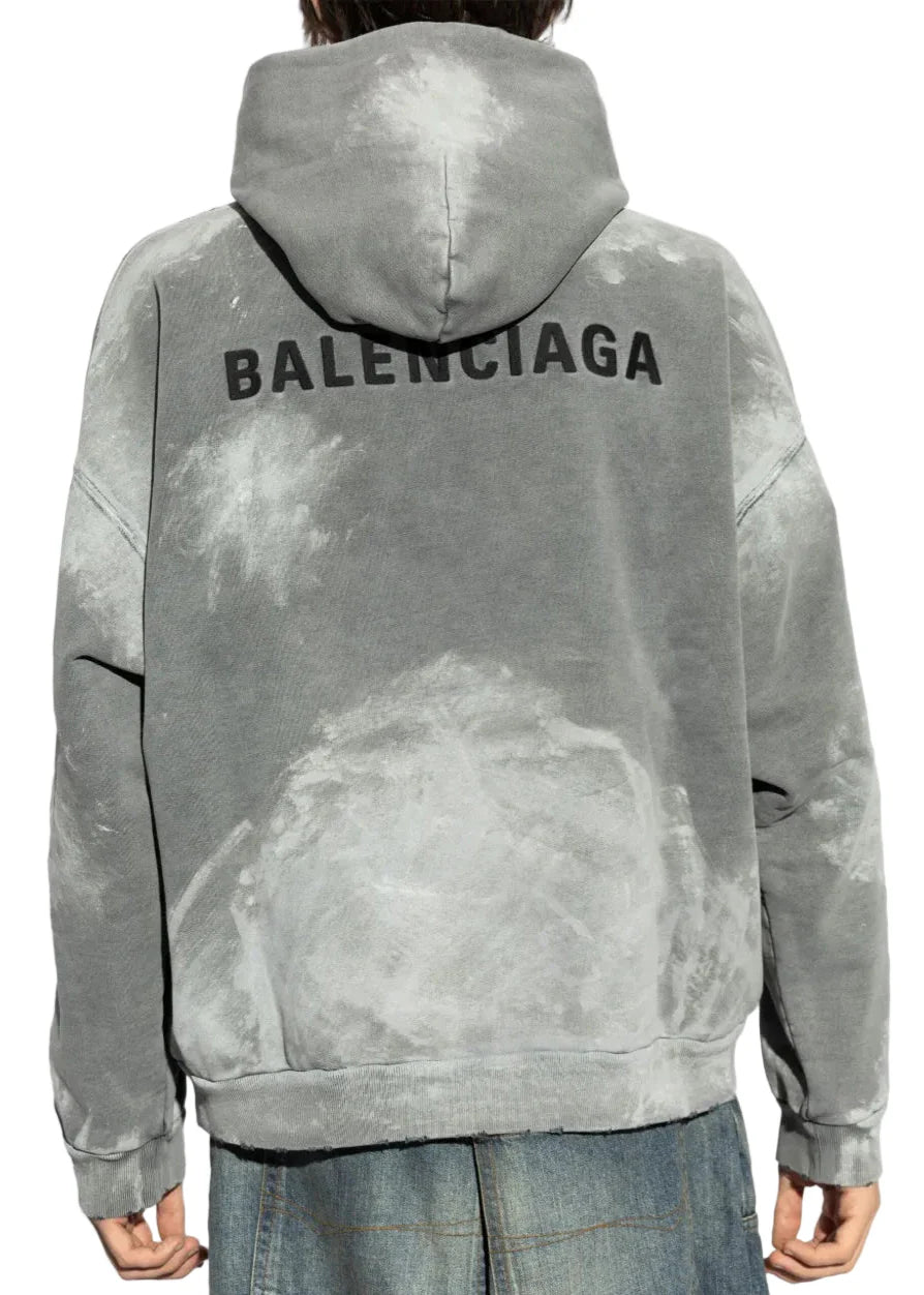 Balenciaga Medium Fit Hoodie "Gray" Designer Hoodie UAE