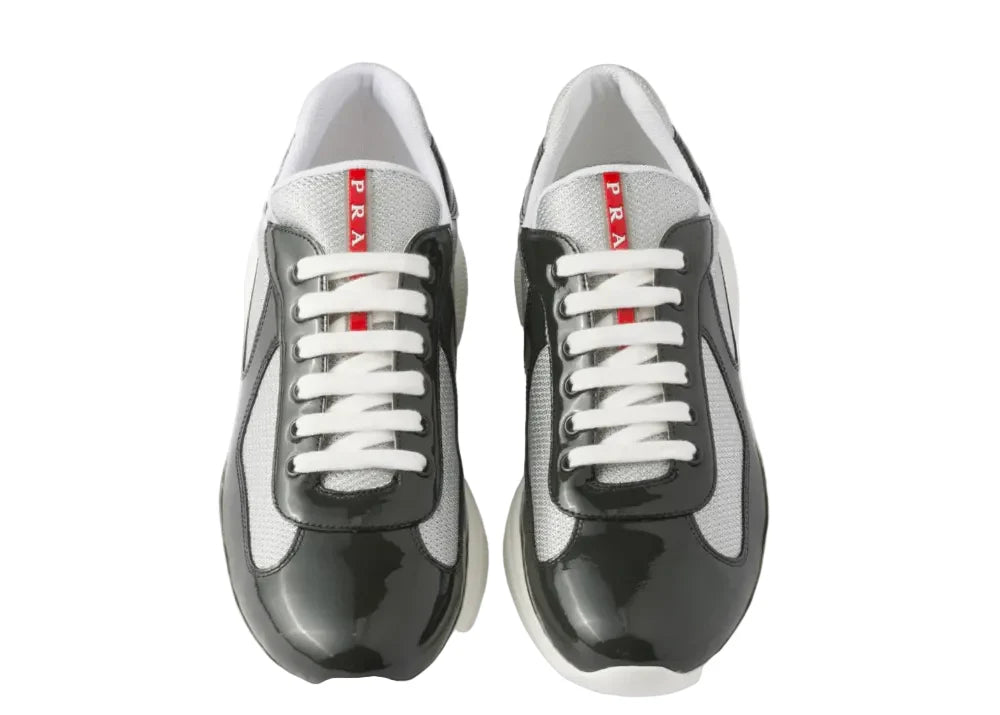 Prada America's Cup "Dark Grey Silver" Sport Luxury Sneakers UAE