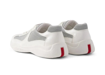 Prada America's Cup "White Grey" Classic Cup Sneakers UAE
