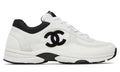 Chanel Mesh Suede Grained Calfskin "White Black" Premium Fashion Sneakers UAE