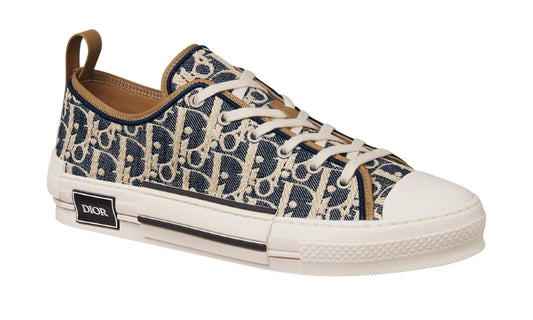 Dior B23 League Low-Top Sneaker "Blue Beige" Canvas Sneakers UAE