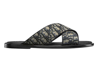 Dior Alias Sandal "Dior Oblique Beige Black" Designer Sandals UAE