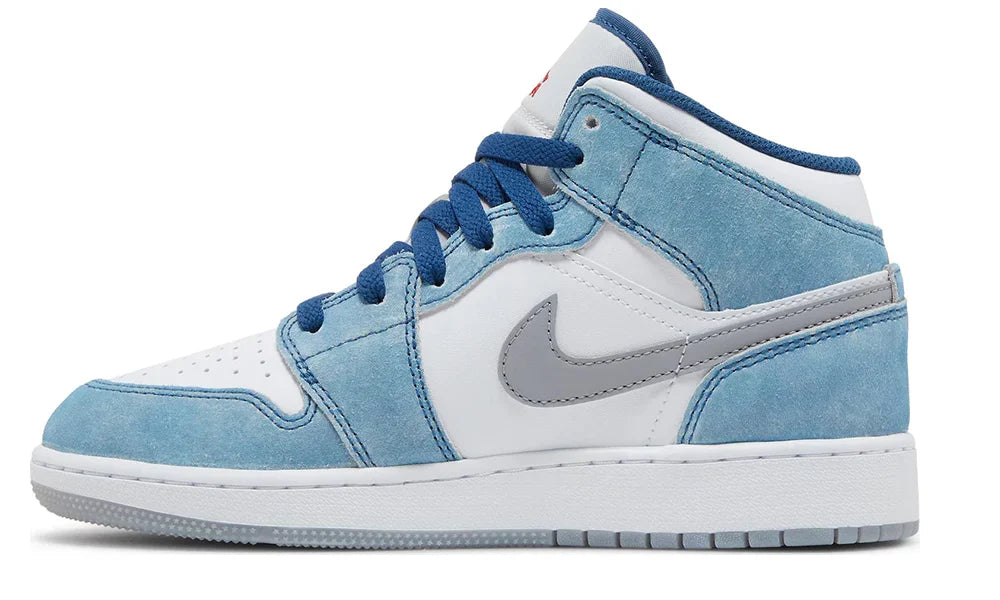 Air Jordan 1 Mid SE GS "French Blue" Sneakers UAE