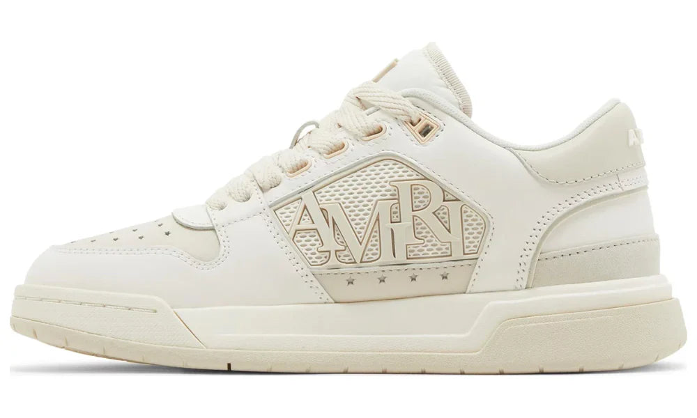 Amiri Classic Low "White Alabaster" Logo Sneakers UAE