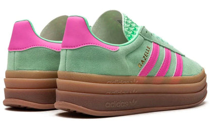 Adidas Gazelle Bold "Pulse Mint Screaming Pink" Sneakers UAE