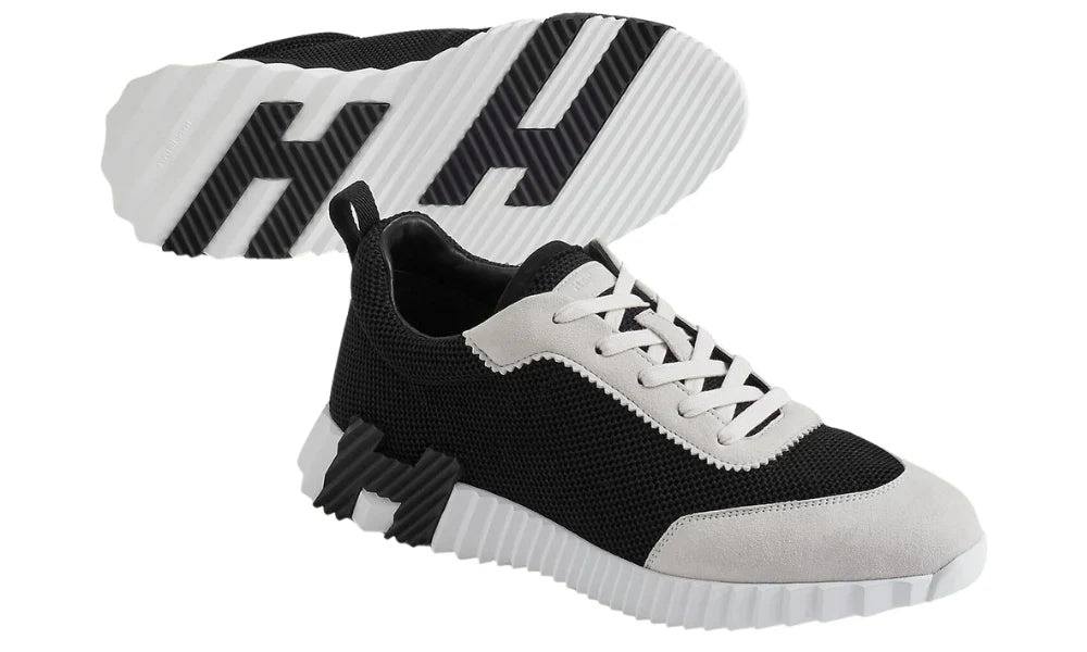 Hermes Bouncing Sneaker "Black White" Classic Sneakers UAE