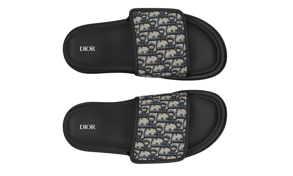 Dior Aqua Sandal "Beige Black" Summer Designer Sandals UAE