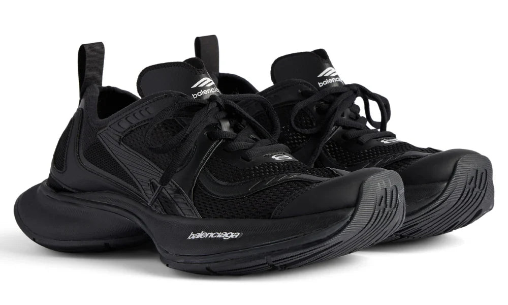 Balenciaga Circuit "Worn-Out Black" Distressed Sneakers UAE