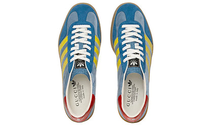 Adidas x Gucci Gazelle "Light Blue Suede" Luxury Sneakers UAE