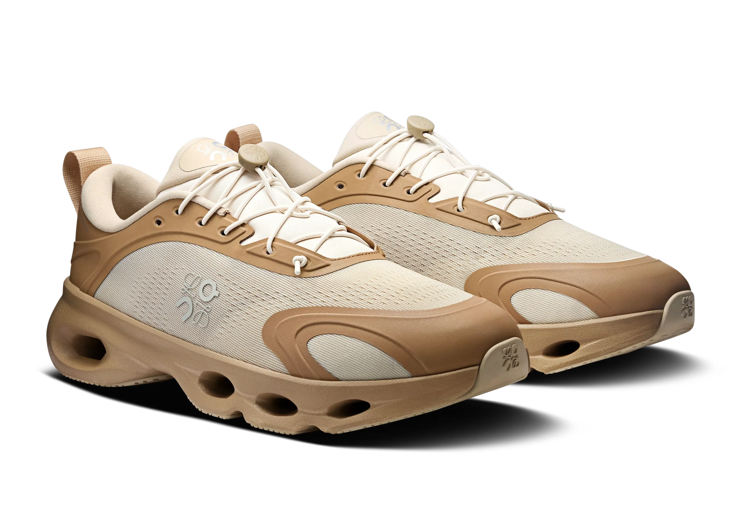 Loewe x On Running Cloudsolo "Dark Sand / Cream" Luxury Running Sneakers UAE