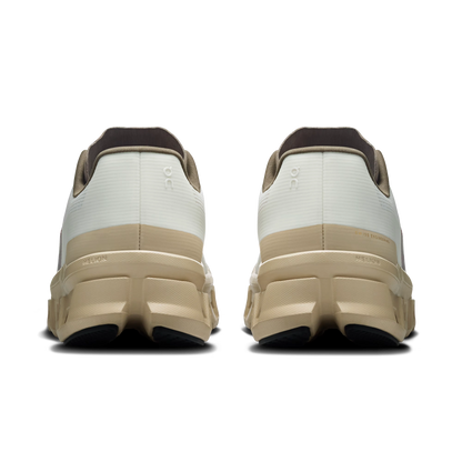 On Cloudmonster Void "Ivory / Sand" Cushion Running Shoes UAE