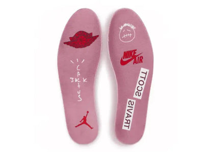 Travis Scott x Air Jordan 1 Low "Shy Pink Rose" Sneakers UAE