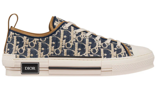 Dior B23 League Low-Top Sneaker "Blue Beige" Canvas Sneakers UAE