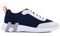 Hermès Suede Nylon Bouncing "Navy Blue Grey" Hybrid Sneakers UAE
