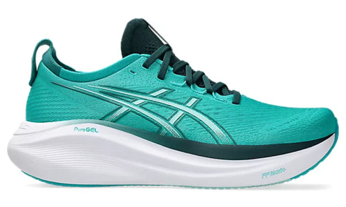 Asics Gel Nimbus 27 "Wave Teal Saxon Green" Running Shoes UAE
