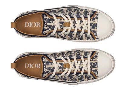 Dior B23 League Low-Top Sneaker "Blue Beige" Canvas Sneakers UAE