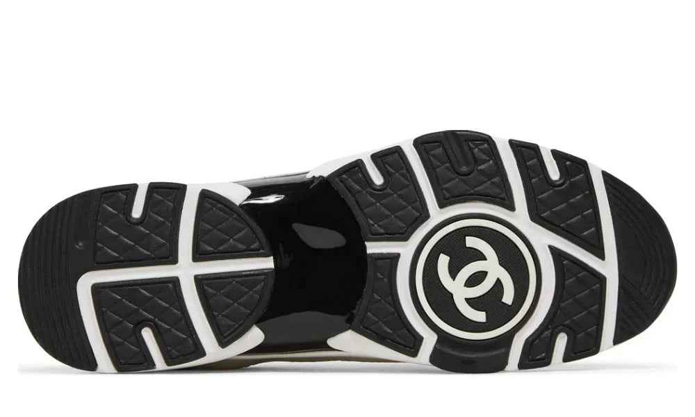 Chanel Mesh Suede Grained Calfskin "White Black" Premium Fashion Sneakers UAE