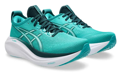 Asics Gel Nimbus 27 "Wave Teal Saxon Green" Running Shoes UAE