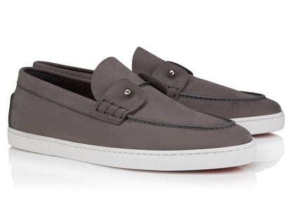 Christian Louboutin Chambeliboat Leather Loafers "Grey" Smart Casual Loafers UAE
