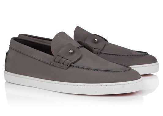 Christian Louboutin Chambeliboat Leather Loafers "Grey" Smart Casual Loafers UAE