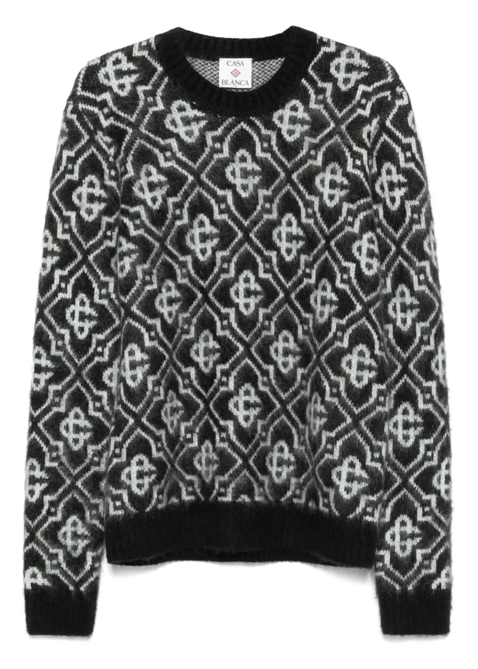 Casablanca Mohair Monogram Jumper "Black" Premium Knit Sweater UAE