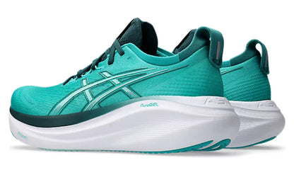Asics Gel Nimbus 27 "Wave Teal Saxon Green" Running Shoes UAE