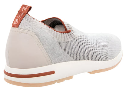 Loro Piana Grey Wool Sneakers for Men Luxury Knit Sneakers UAE