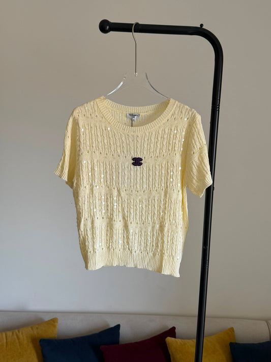 Chanel Cashmere Camellia Sweater