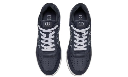 B27 Low-Top Sneaker "Navy Blue Calfskin CD Diamond" Luxury Sneakers UAE