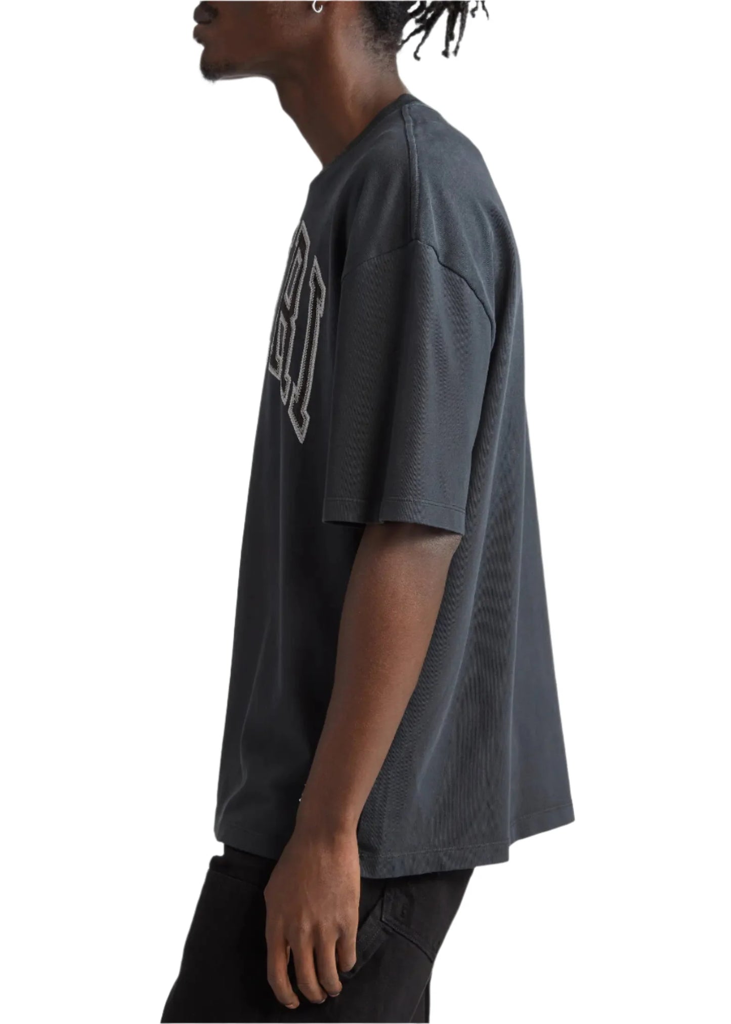 Amiri Follow Vintage Oversized T-Shirt "Black Cotton" Classic Oversized Tee UAE