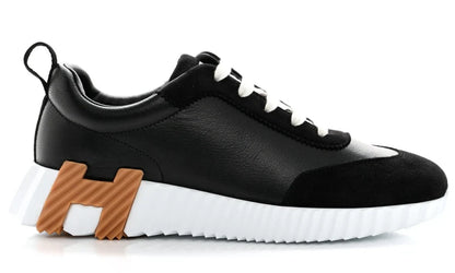 Hermes Air Mesh Suede Bouncing "Black" Breathable Sneakers UAE