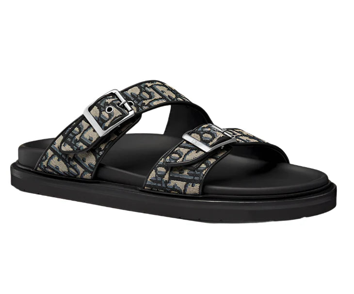 Dior Aqua Sandal "Beige Black" Designer Sandals UAE