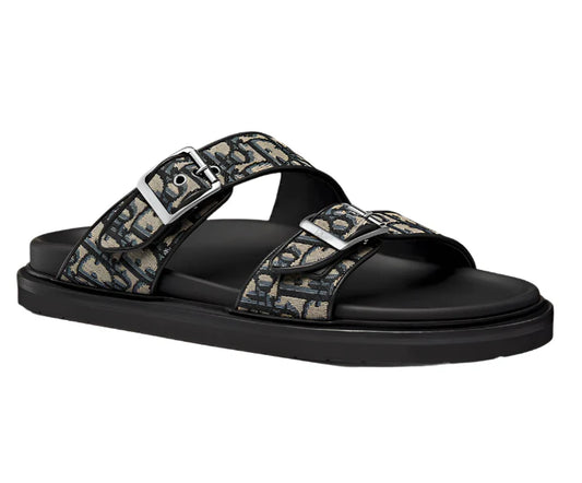 Dior Aqua Sandal "Beige Black" Designer Sandals UAE