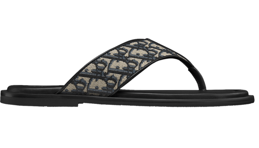 Dior Alias Thong Sandal "Beige Black" Premium Flip Flops UAE