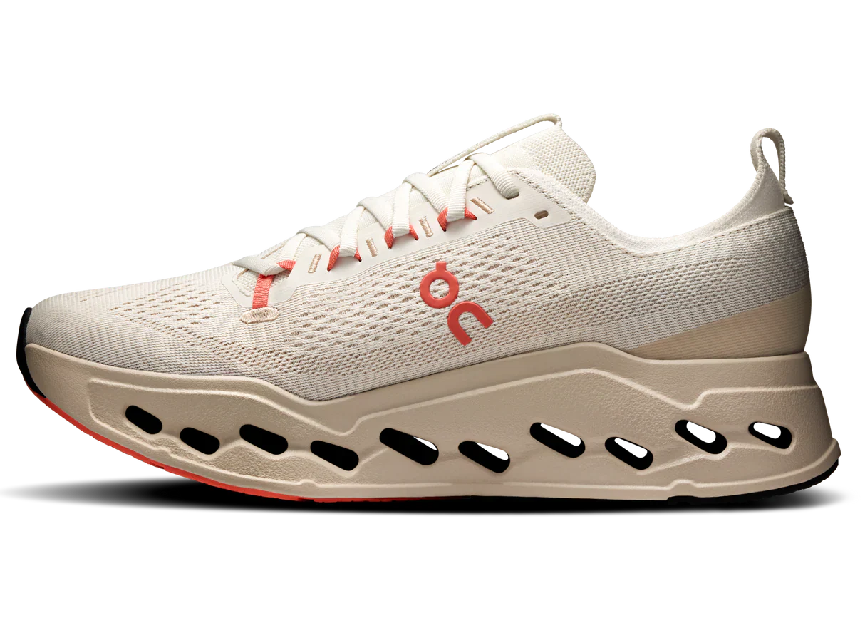 On Cloudsurfer Max "Ivory / Salmon" Running Shoes UAE