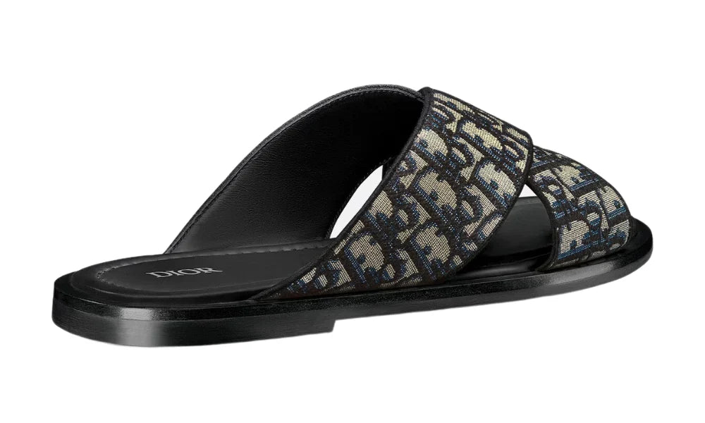 Dior Alias Sandal "Dior Oblique Beige Black" Designer Sandals UAE