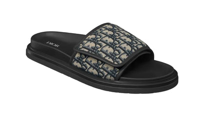 Dior Aqua Sandal "Beige Black" Summer Designer Sandals UAE