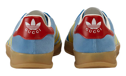 Adidas x Gucci Gazelle "Light Blue Suede" Luxury Sneakers UAE