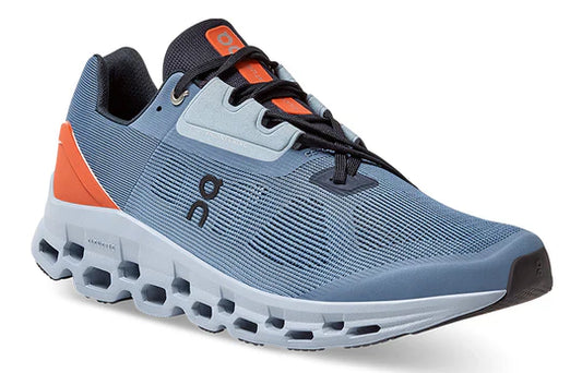 On Running Cloudstratus "Lake Blue Flare Orange" Running Shoes UAE