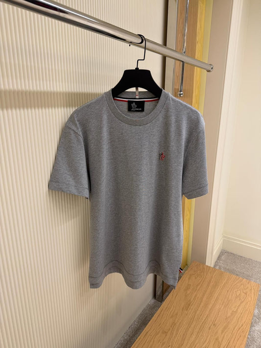 MONCLER Logo Patch Cotton T-Shirt