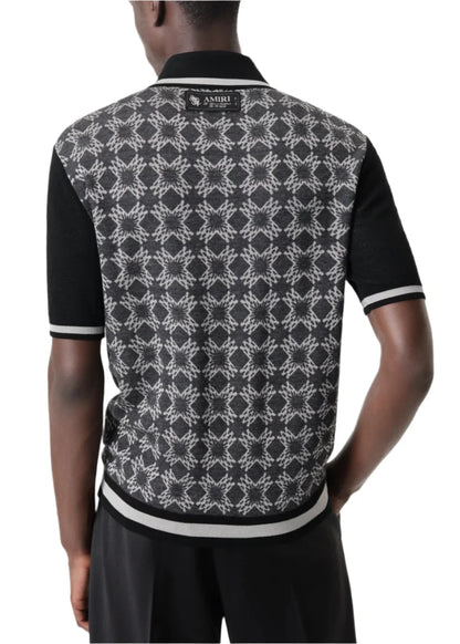 Amiri MA Quad Polo "Dark Grey" Modern Polo Shirt UAE