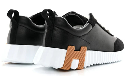 Hermes Air Mesh Suede Bouncing "Black" Breathable Sneakers UAE