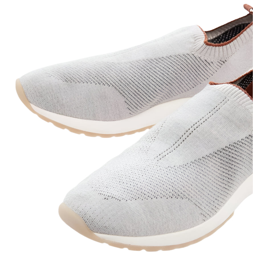 Loro Piana Grey Wool Sneakers for Men Luxury Knit Sneakers UAE