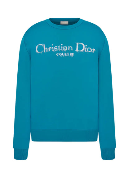 Christian Dior Couture Sweater "Blue Wool Blend" Luxury Sweater UAE
