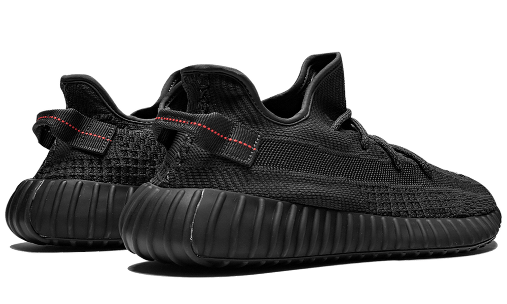 Adidas Yeezy Boost 350 V2 "Black Static" Reflective Knit Sneakers UAE